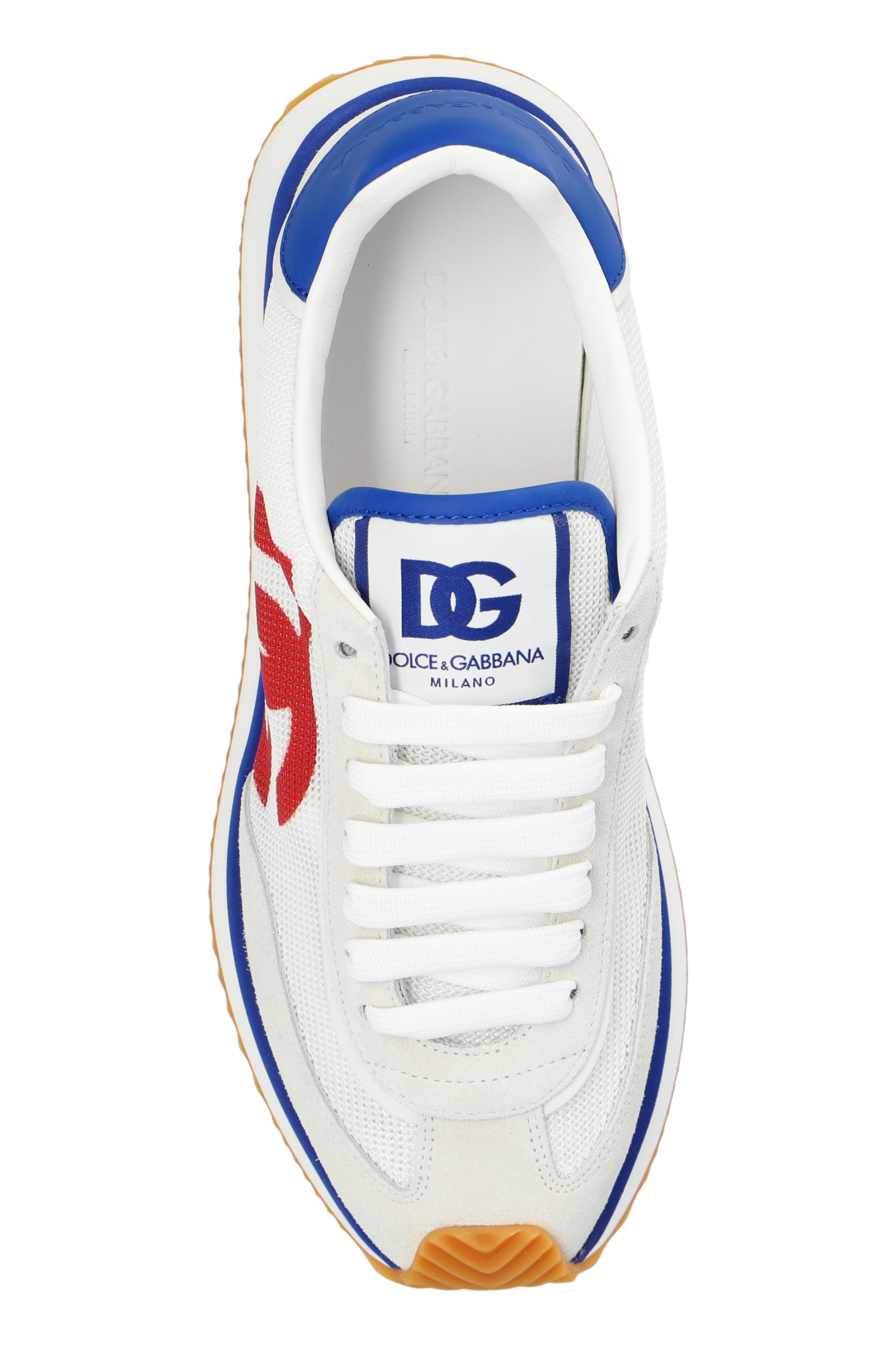 スニーカー DOLCE & GABBANA Woman Sneakers White CK2288A5355 89926 Mixed-material DG CUSHION sneakers in White for Women